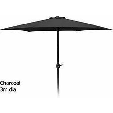 Pro Garden parasol ?300 cm donkergrijs  (1818788)