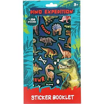 Dino Expedition Stickerboekje met 250 stickers  (6550291)