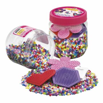 Hama 2051 Tub 4000 Beads Pink (0644062)