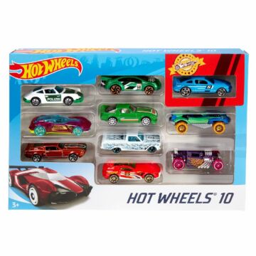 Hot Wheels Diecast 10 Pack Assorti  (3034886)