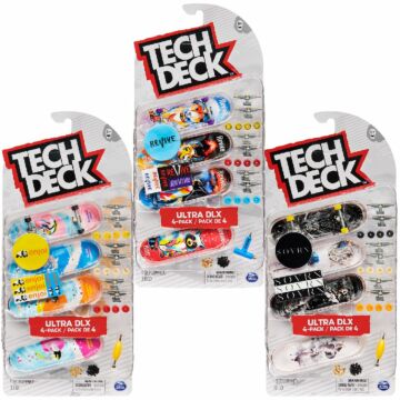 Tech Deck  Ultra DLX 4pack Assorti  (8618815)