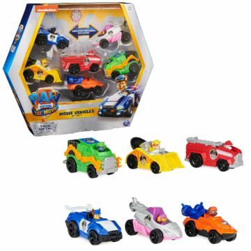 Paw Patrol The Movie True Metal Vehicles 6 Pack (2007968)