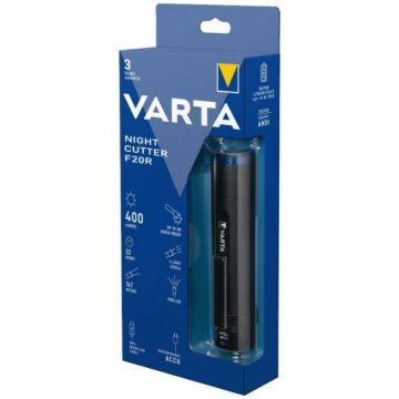 Varta Night Cutter F20R oplaadbaar 400 Lumen (390196)