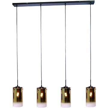 Hoppa! Hanglamp, 4-lichts, goud