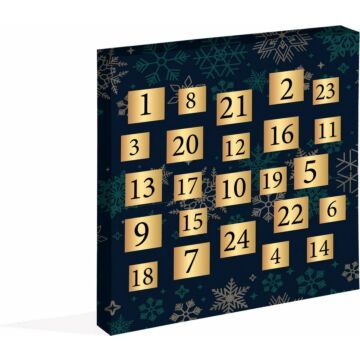 Asir Advent kalender - Goud - 31 x 32 x 4 cm