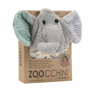 Zoocchini baby badcape - Elli the Elephant - BabyHuys