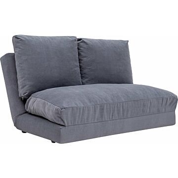 Asir - bankbed - slaapbank - Sofa - 2-zitplaatsen - Grijs - 120 x 68 x 62 cm