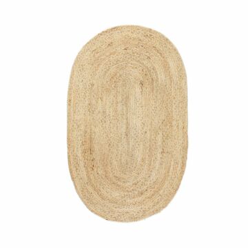 Kidsdepot Jute Ovaal Kleed Natural 80x135cm 