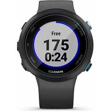 Garmin Swim 2 GPS-zwemhorloge leigrijs/zilver (504114)