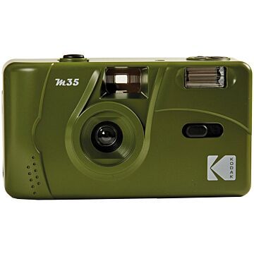 Kodak analoog fototoestel M35, olijfgroen