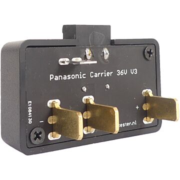 Kabeldeel Batterytester voor Gazelle Panasonic brons, zilver, goud of platina (36 Volt)