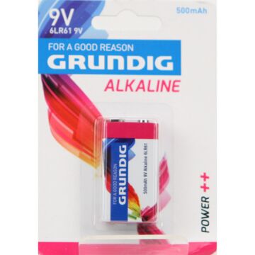 Batterij Grundig 9V Alkaline 500 mAh  (3901676)