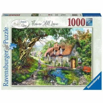 Ravensburger Puzzel Flower Hill Lane 1000 Stukjes  (6137777)
