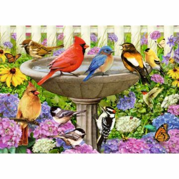 Ravensburger Puzzel Het Vogelbad 500 Stukjes Extra Groot (6136793)