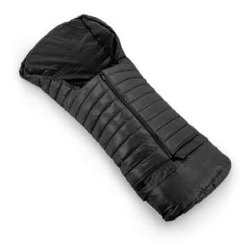 Leclerc Voetenzak Spring Black  | Bovenaanzicht | Babyhuys