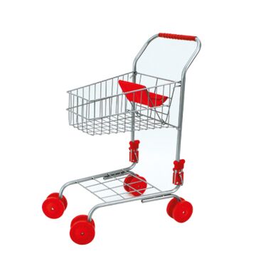 Winkelwagen Rood Metaal  (4500933)