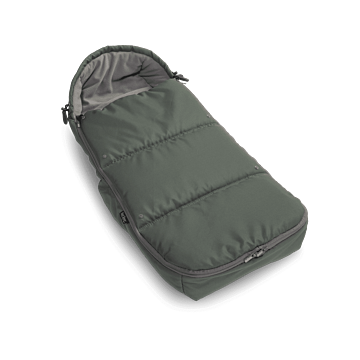 Leclerc Voetenzak Army Green | Vooraanzicht | Babyhuys