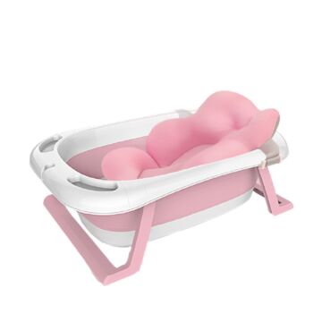 Rudolphy Opvouwbaar babybad 3-in 1 van 0-12 jaar - Roze