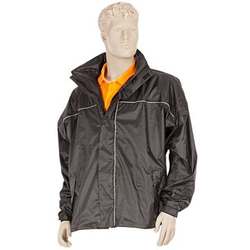 Regenjas Mirage Rainfall Jacket Luxury - maat M - zwart