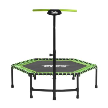 Salta Fitness trampoline met groene beugel - 140cm (5357G)