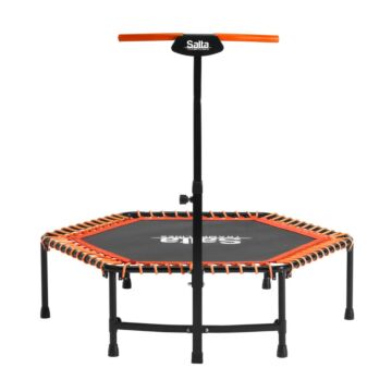 Salta Fitness trampoline met oranje beugel - 140cm (5357O)