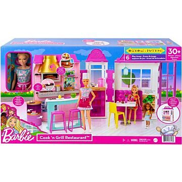 Barbie Cook ?n Grill Restaurant Doll and Playset  (4664569)