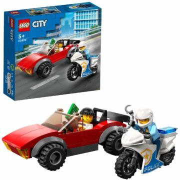 LEGO 60392 City Achtervolging auto op politiemotor  (4115710)
