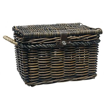 Rotan fietsmand New Looxs Melbourne Large 45 liter 45 x 33 x 31 cm - bruin