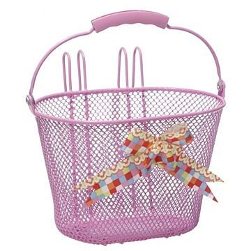 Kinderfietsmand New Looxs Astri Girls 8 liter 26 x 17 x 17,5 cm - arabella pink
