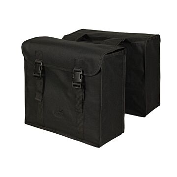 Dubbele fietstas Greenlands 34 liter 37 x 33 x 14cm (2x)  - zwart / zwart