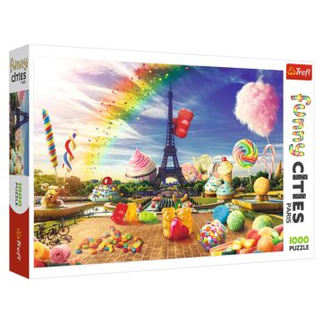 Puzzel Funny Cities Parijs 1000 Stukjes  (6135971)