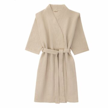 Homla VAFFEL Badjas beige S/M