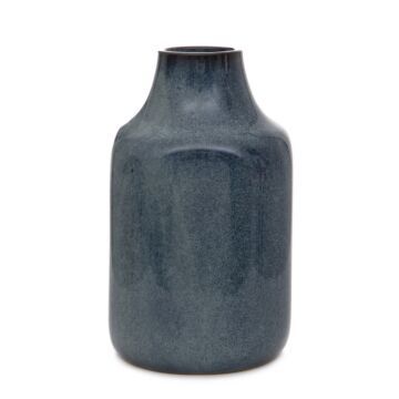 Homla Vaas | RUFUS | keramiek donkerblauw | 14x14x22 cm | 888590