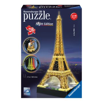 Ravensburger 3D puzzel-gebouw Eiffeltoren bij nacht (277104)