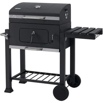 Tepro Toronto Click Houtskool Barbecue met Inzetrooster RVS/Zwart