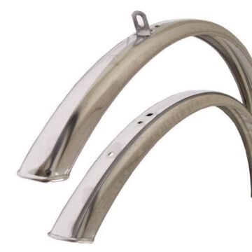 Spatbordset 27/28"  RVS