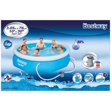 Bestway Zwembad Fast Setup pool 305x76 Met Pomp  (7777271)