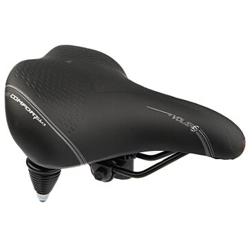 Fietszadel Selle Bassano Volare XXL Cruiser met dubbele veer - zwart