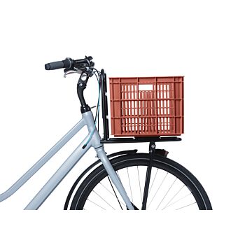 Gerecyclede fietskrat Basil Crate L 40.0 liter39 x 49 x 26 cm - terra red