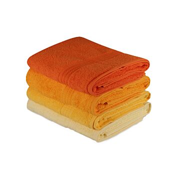 Asir - Badhanddoek set (4 stuks) - Licht geel
Geel
Licht oranje
Oranje - 70 x 140