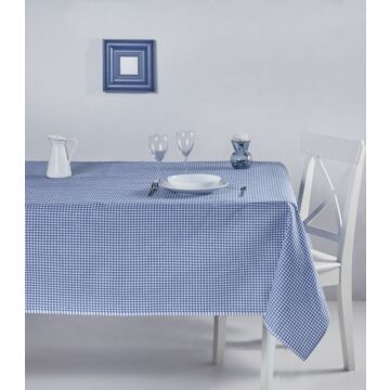 Asir Tablecloth. 100% COTTON Size: 170 x 220 cm Checkered pattern Easy Clean