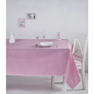 Asir Tablecloth. 100% COTTON Size: 170 x 170 cm Checkered pattern Easy Clean