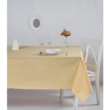 Asir Tablecloth. 100% COTTON Size: 170 x 220 cm Checkered pattern Easy Clean