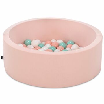 Asir Ballenbak Baby's - Roze - 150 ballen in de kleuren Roze, Mint en Wit - 85 x 85 x 30 cm