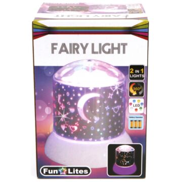 Disco Projectielamp Galaxy Battery Operated Wit  (9045800)