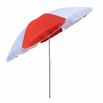 Outdoor Parasol **** 200 Rood/Wit (2008477)