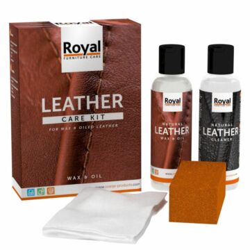 Oranje Furniture Care Natural Leather Wax & Oil Set 2x150ml