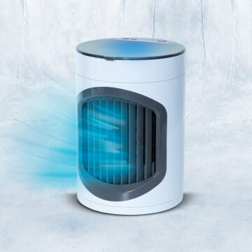 Livington Smart Chill wit - portabler AirCooler - Water Verkoeling - Luchtkoeler - 3 snelheden - voor 12 uur koeleffect  (MOA)