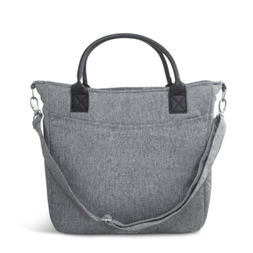 Leclerc Luiertas Grey Melange | Zijaanzicht | Babyhuys