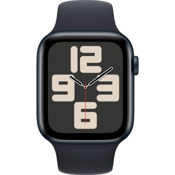 Apple Watch SE GPS 44mm alu middernacht sportband M/L (831483)